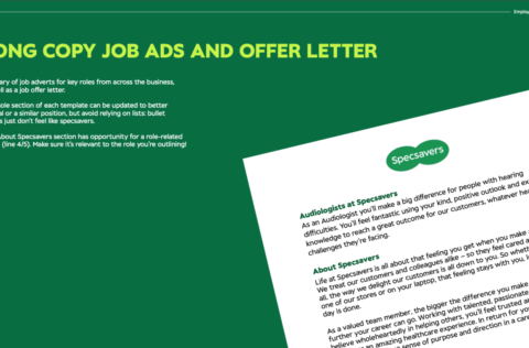 Specsavers Branded Recruitment Comms Templates